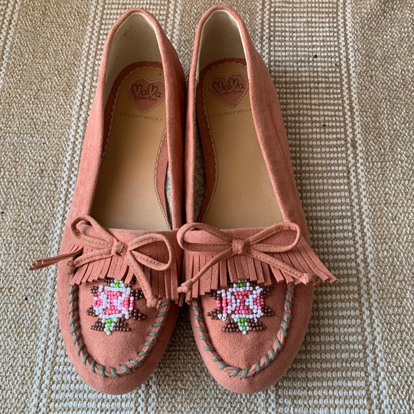 Beaded Slip-On Moccasins - Picture 2 of 5
